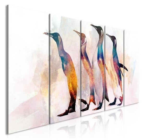 Quadro - Penguin Wandering (5 Parts) Narrow