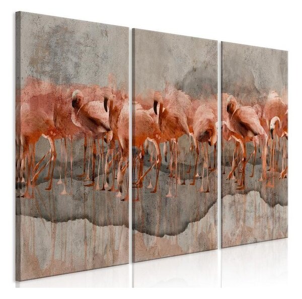 Quadro - Flamingo Lake (3 Parts)
