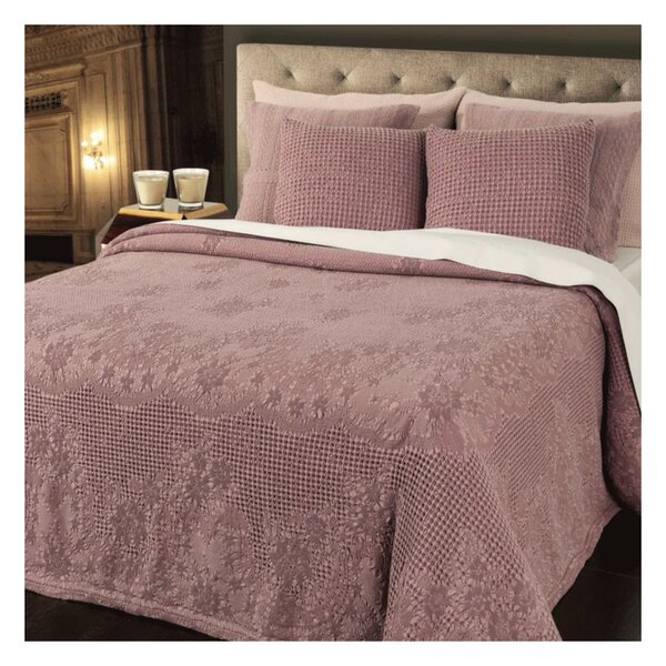 Copriletto matrimoniale Botticelli Home Vienna in cotone jacquard