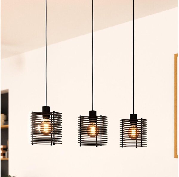 Eglo 900738 - Lampadario a sospensione con filo SEGOVIA 3xE27/40W/230V