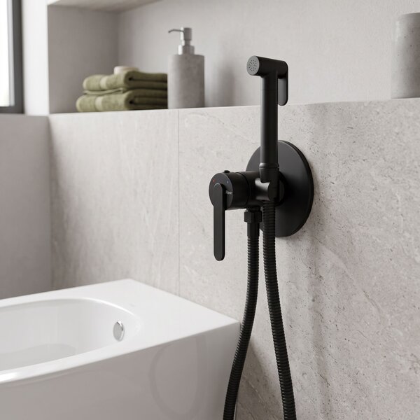 Rubinetto bidet Rea Ontario Black