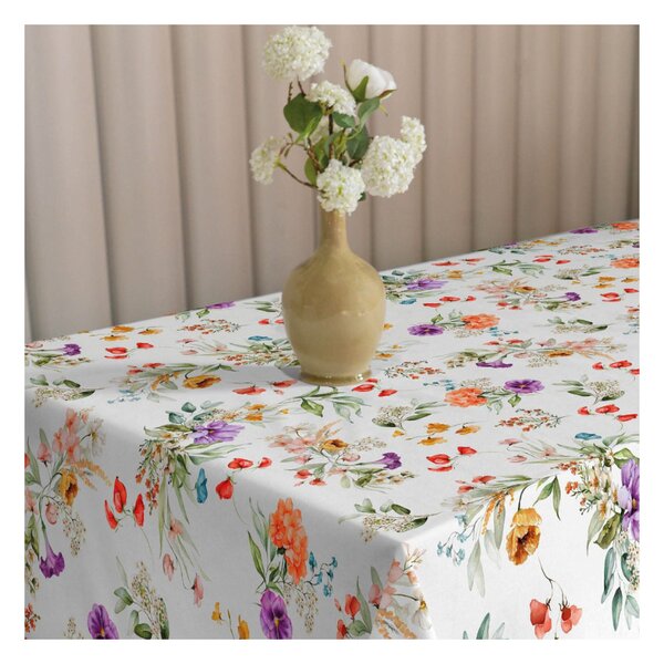 Tovaglia da tavolo con tovaglioli Botticelli Home Multifiore