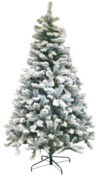 Albero di Natale Artificiale Innevato Morel Pino Verde Altezza 120 cm