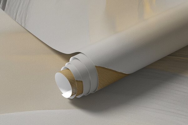 Carta da parati lussuose grandi foglie di banano nei toni grigio-beige, Carta da parati 3D, w07876 : Uwalls.it