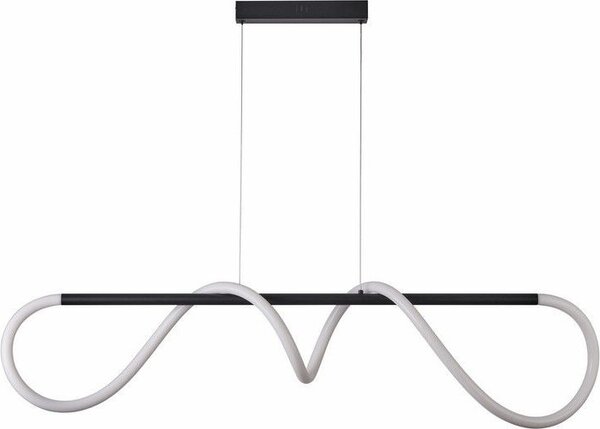 Lampada a sospensione LED Savanah nera 28W, luce bianca neutra 2240 lm, acrilico, dimensioni: 120x113x12 cm, IP20, Reality