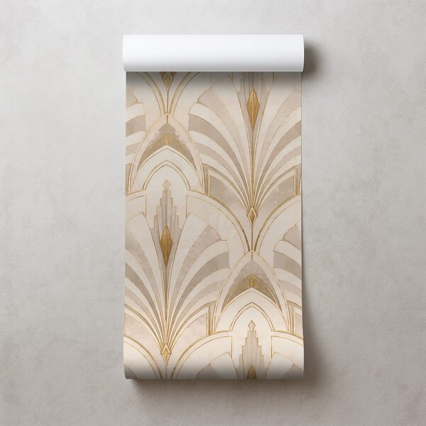 Carta da parati – Geometrie Art Déco di lusso
