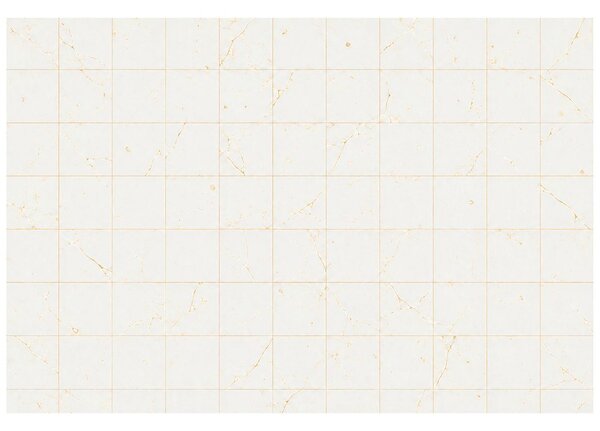 Carta da parati – Marmo bianco con venature dorate