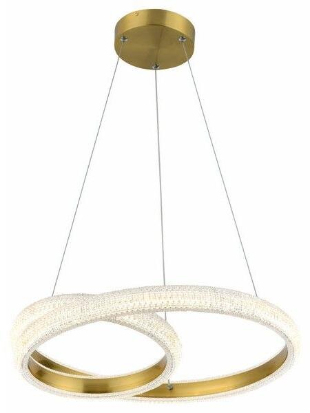 Lampada a sospensione LED Auxerre dorata 36W Tonalità di bianco 2880 lm metallo dim.: 120x50x50 cm IP20 Reality
