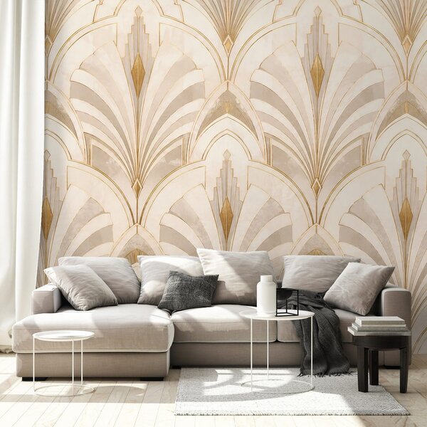 Carta da parati – Geometrie Art Déco di lusso