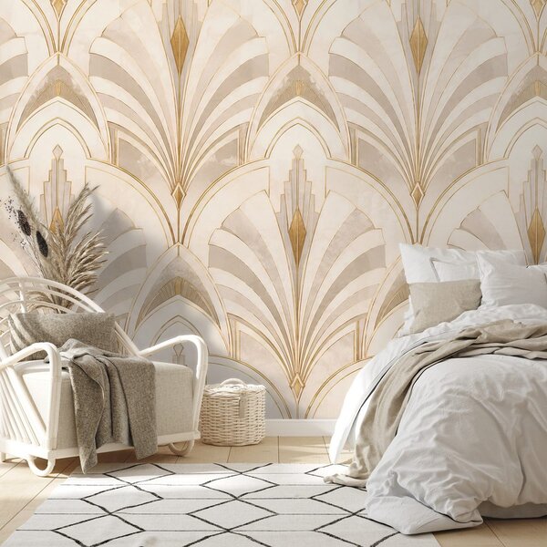 Carta da parati – Geometrie Art Déco di lusso