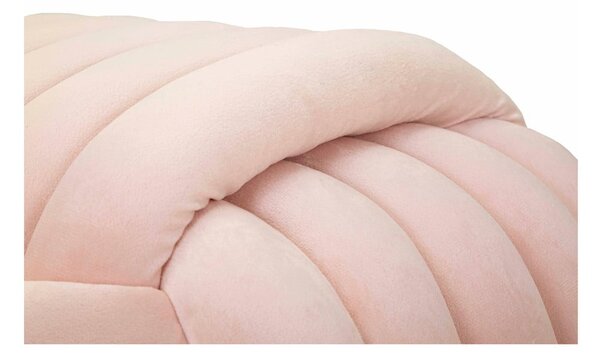 Panchina in velluto rosa chiaro Softy - Mauro Ferretti
