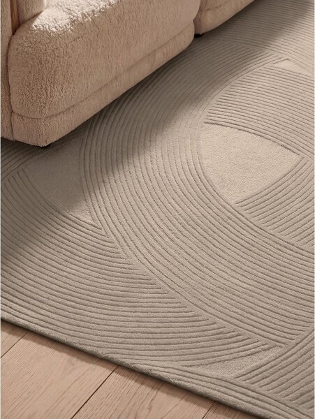 Tappeto beige in lana 120x170 cm Kensington Victoria – Ted Baker