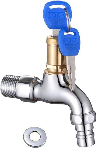 Rubinetto di sicurezza con meccanismo di chiusura - per esterni - lavabo - bagno - casa vacanze