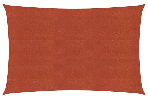 Tenda da sole 160 g/m² rosso terracotta 2x3,5 m HDPE