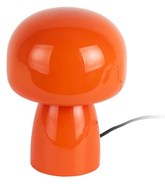Lampada da tavolo arancione in vetro (altezza totale 20 cm) Fervor – Leitmotiv