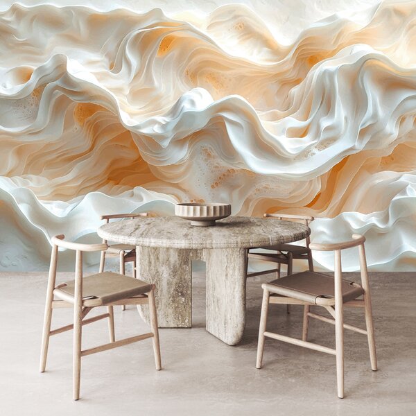Carta da parati Astrazione, colore beige, Carta da parati 3D, w01416 : Uwalls.it