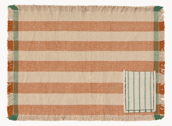 Set di 2 tovagliette americane fatte a mano Color On