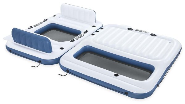 Bestway Hydro-Force: isola galleggiante, 2 pezzi, PVC, bianco e blu