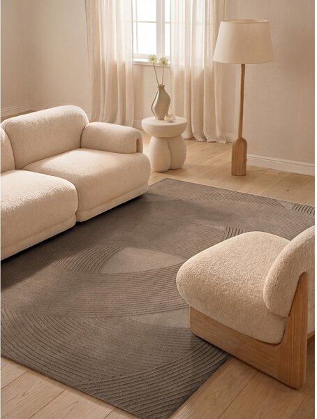 Tappeto marrone in lana 120x170 cm Kensington Victoria – Ted Baker