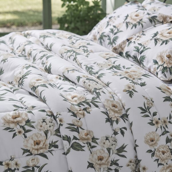 Trapunta MATRIMONIALE - 270X260 Nocturnal BEIGE Raso Di Cotone Caleffi