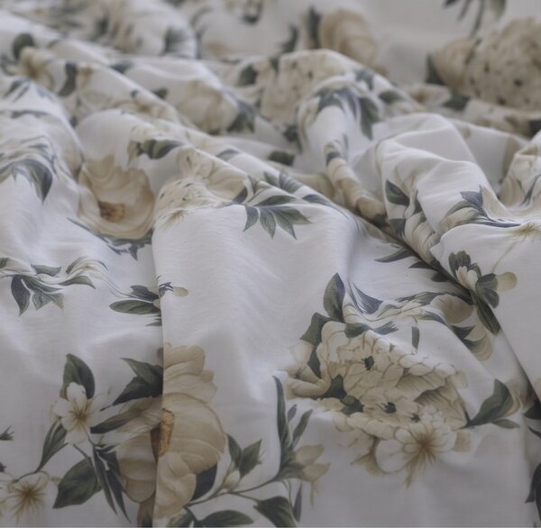 Completo Lenzuola MATRIMONIALE - 250X290 175X205 2 FEDERE 50X80 Nocturnal BEIGE Raso Di Cotone Caleffi