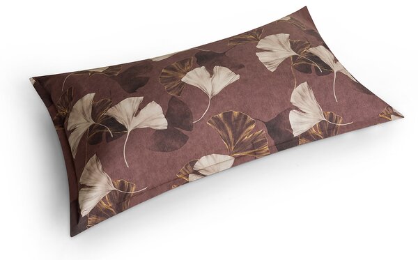 Completo Lenzuola MATRIMONIALE - 250X290 175X205 2 FEDERE 50X80 Ginko MARRONE Percalle Caleffi