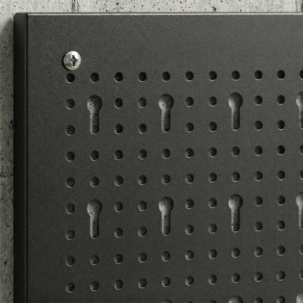 HOMCOM Organizzatore da Parete per Utensili 33 Pezzi, 120x60 cm, con Ganci, Contenitori e Ripiani, Nero e Arancione | Aosom Italy