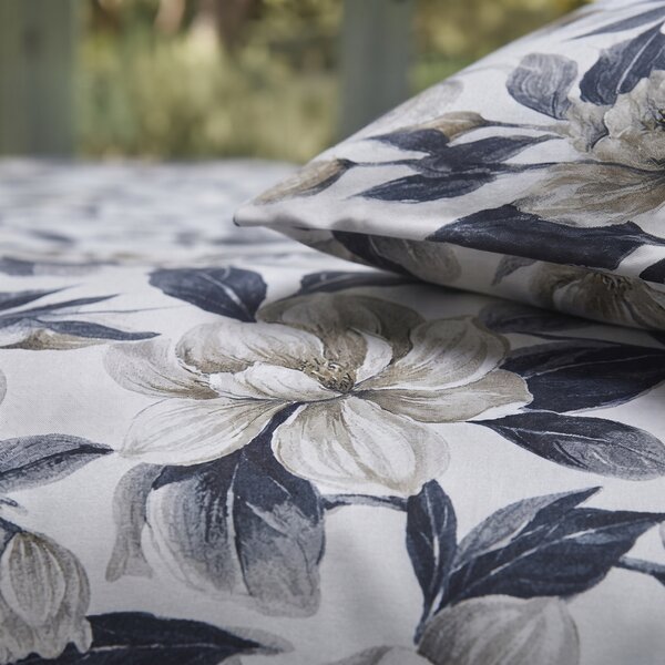Completo Lenzuola MATRIMONIALE - 250X290 175X205 2 FEDERE 50X80 Kobus FUMO Percalle Caleffi