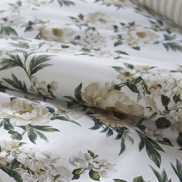 Completo Copripiumino MATRIMONIALE - 255X255 175X205 2 FEDERE 50X80 Nocturnal BEIGE Raso Di Cotone Caleffi