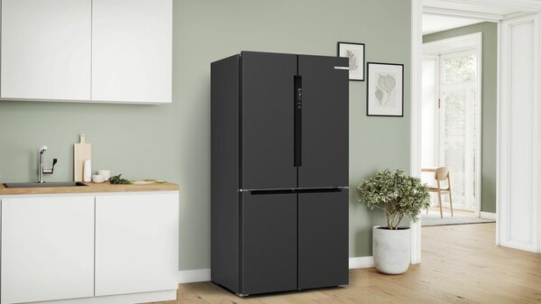 Bosch Frigorifero Americano Side by Side 605 Litri Classe E Total No Frost colore Black Stainless Steel serie 6 - KFN96AXEA