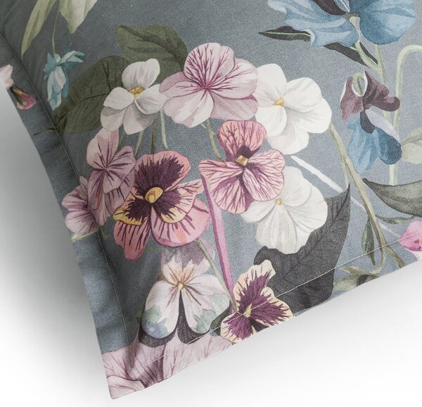 Copripiumino Con Federe MATRIMONIALE - 255X255 2 FEDERE50X80 Helleborus AVIO Percalle Caleffi