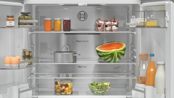 Bosch Frigorifero Americano Side by Side 605 Litri Classe E Total No Frost colore Black Stainless Steel serie 6 - KFN96AXEA