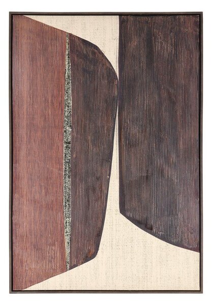 Dipinto stampato/con elementi dipinti a mano con cornice inclusa/dipinto su tela 83x123 cm Gallery – Bizzotto