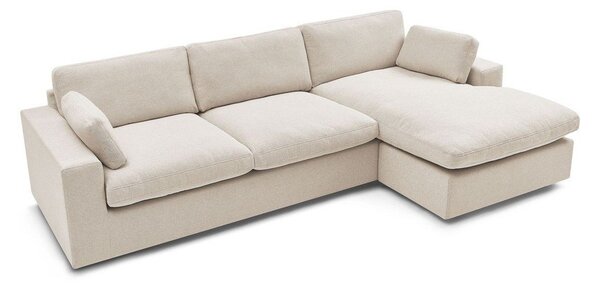 Divano angolare beige Belair – Bobochic Paris