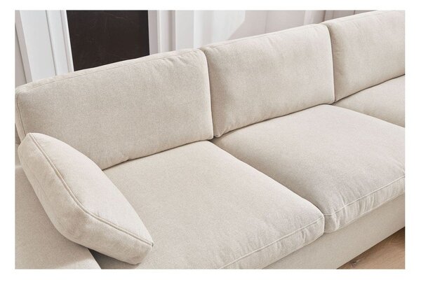 Divano angolare beige Belair – Bobochic Paris