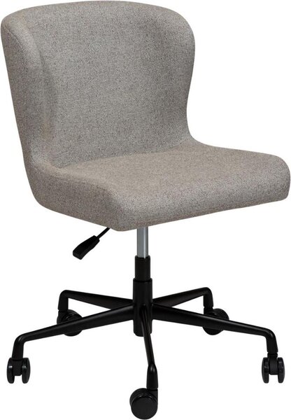 Sedia da ufficio Glam Dan-Form Bouclé marrone chiaro