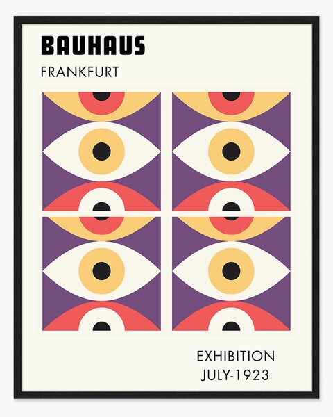 Stampa digitale incorniciata Bauhaus Frankfurt Exhibition