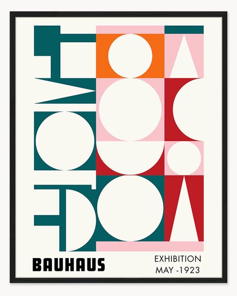Stampa digitale incorniciata Bauhaus Exhibition May 1923