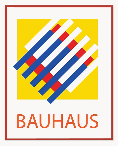 Stampa digitale incorniciata Bauhaus Grill