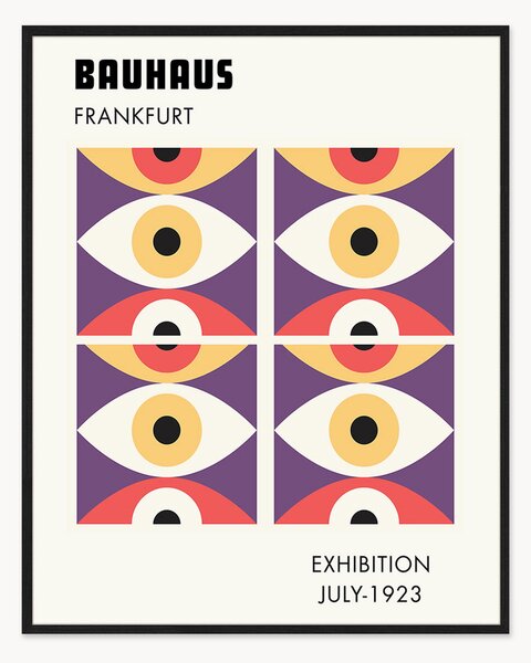 Stampa digitale incorniciata Bauhaus Frankfurt Exhibition