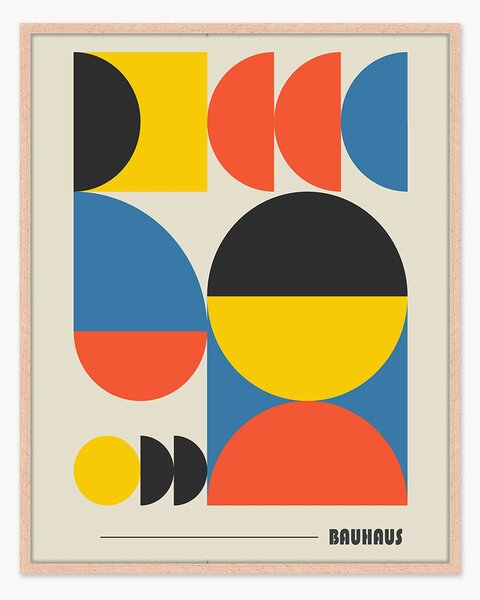 Stampa digitale incorniciata Typical Bauhaus