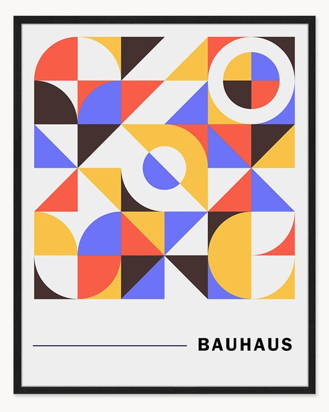 Stampa digitale incorniciata Retro Moderns Bauhaus Poster