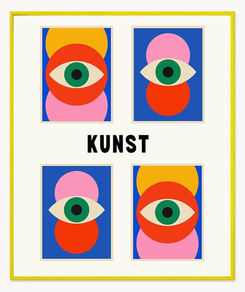 Stampa digitale incorniciata Kunst