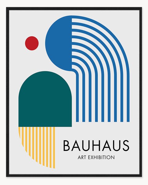 Stampa digitale incorniciata Bauhaus Art Exhibition