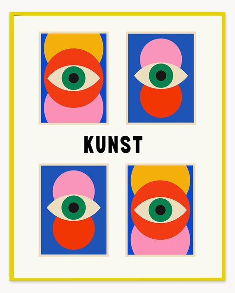 Stampa digitale incorniciata Kunst