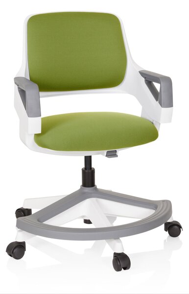 Hjh OFFICE sedia girevole KID FLEX sedia da scrivania per bambini regolabile in altezza con braccioli in tessuto