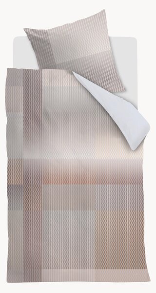 Set copripiumino in raso di cotone Digital Weave