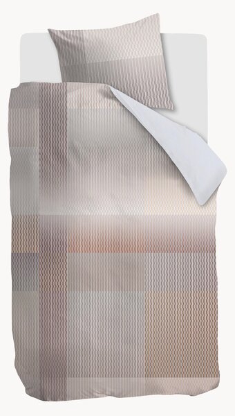 Set copripiumino in raso di cotone Digital Weave