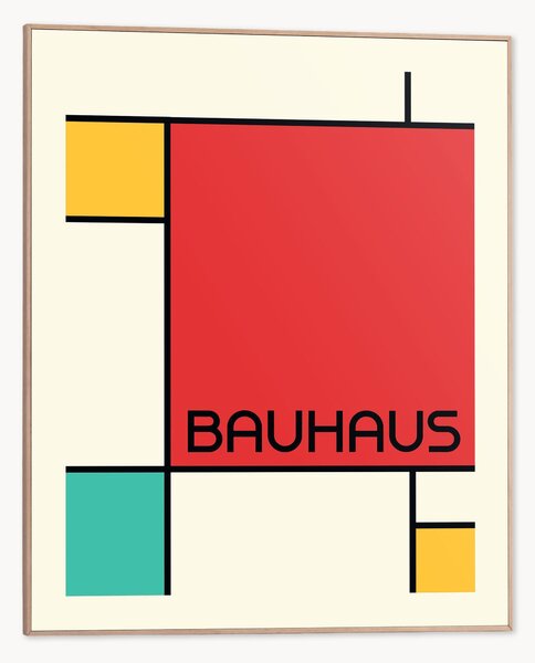 Stampa digitale incorniciata Bauhaus