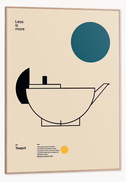 Stampa digitale incorniciata Teapot
